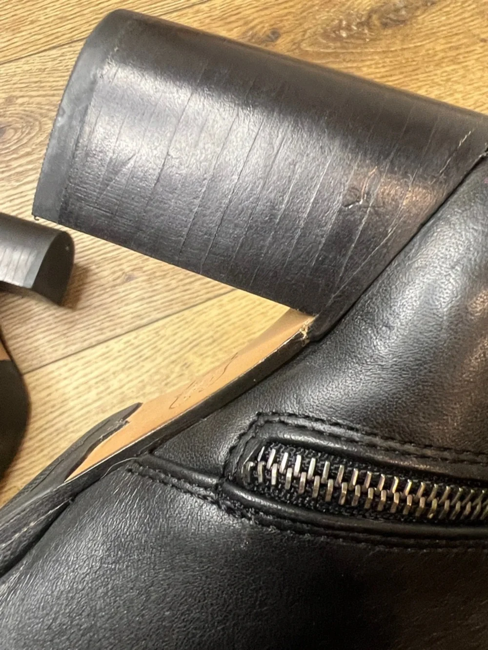 Thursday Boot Co. Modern Black Leather Ankle Boot Size 5.5